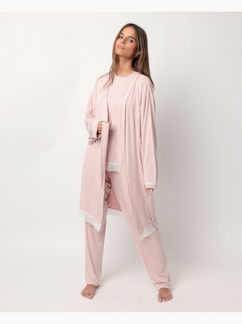 Vestaglia a maniche lunghe con cuori ADMAS CLASSIC da donna - Kiabi Vestaglia a maniche lunghe con cuori ADMAS CLASSIC da donna - Kiabi