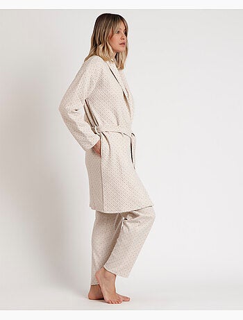 Vestaglia a maniche lunghe con pois organici ADMAS CLASSIC per donna
