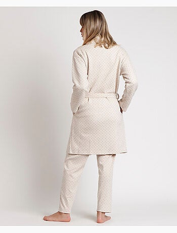 Vestaglia a maniche lunghe con pois organici ADMAS CLASSIC per donna