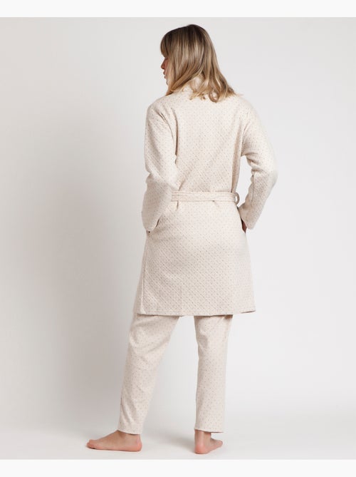 Vestaglia a maniche lunghe con pois organici ADMAS CLASSIC per donna - Kiabi Vestaglia a maniche lunghe con pois organici ADMAS CLASSIC per donna - Kiabi