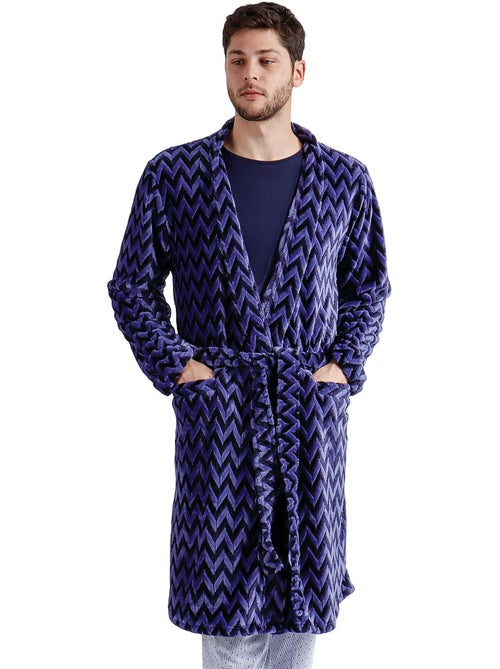 Vestaglia a maniche lunghe da uomo ADMAS CLASSIC Navy Arrows - Kiabi Vestaglia a maniche lunghe da uomo ADMAS CLASSIC Navy Arrows - Kiabi