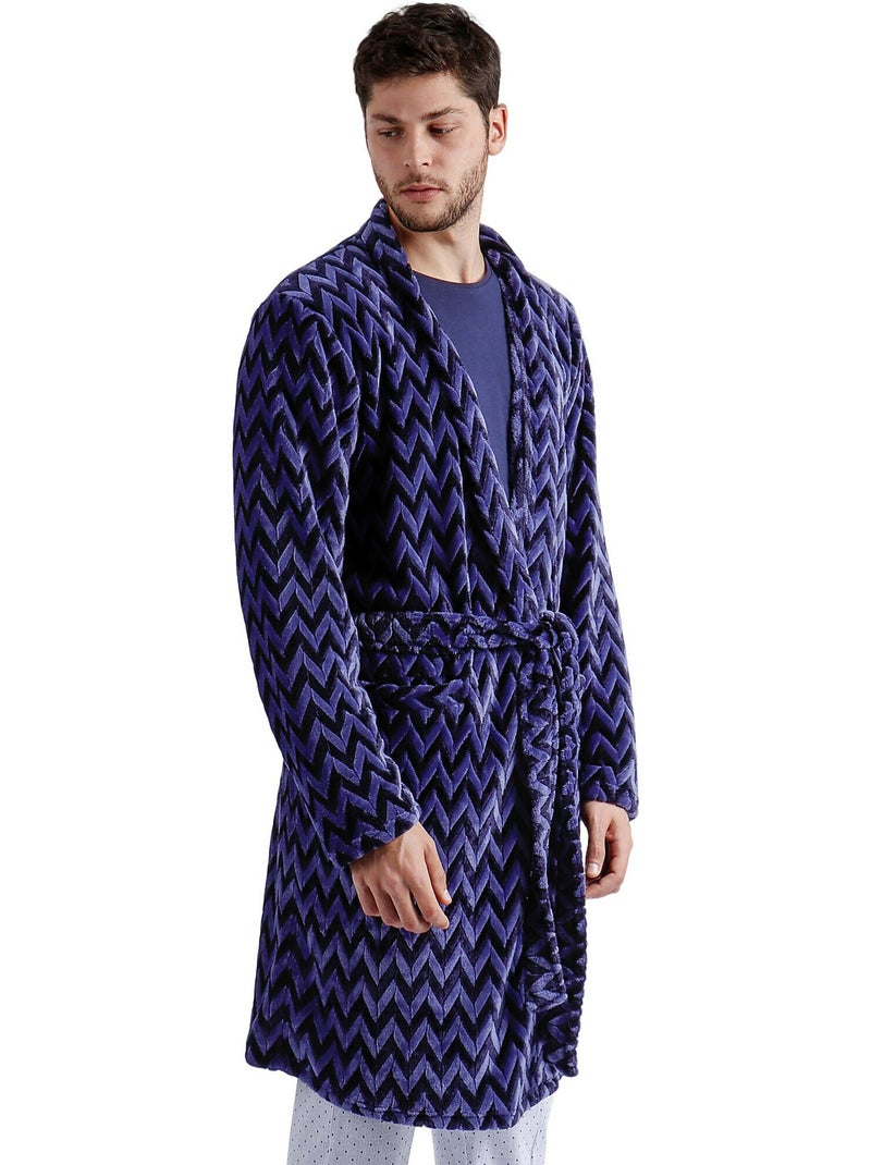 Vestaglia a maniche lunghe da uomo ADMAS CLASSIC Navy Arrows Blu - Kiabi