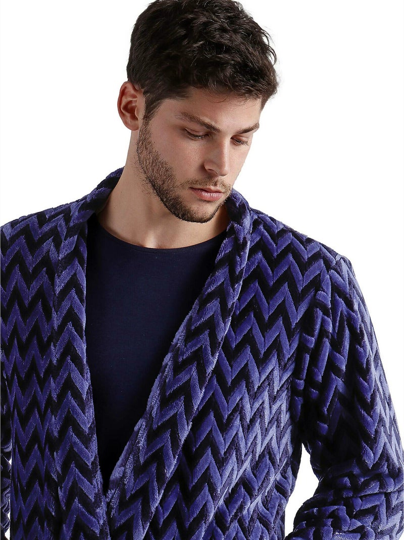 Vestaglia a maniche lunghe da uomo ADMAS CLASSIC Navy Arrows Blu - Kiabi