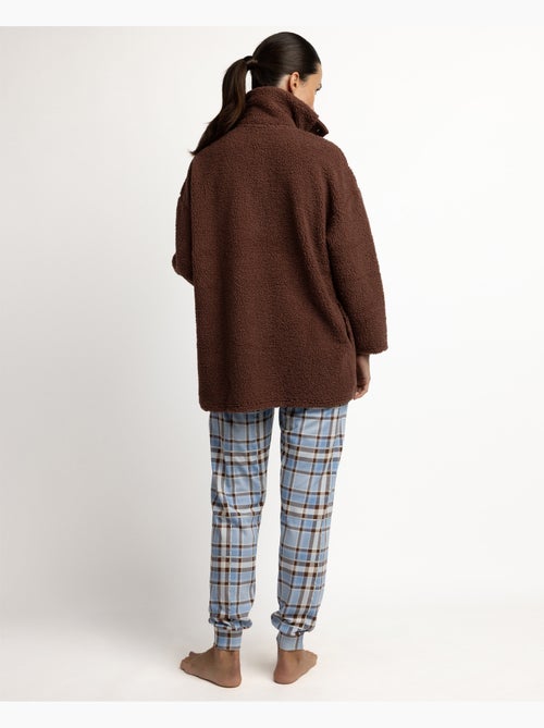 Vestaglia a maniche lunghe in caldo sherpa dreams da donna admas - Kiabi Vestaglia a maniche lunghe in caldo sherpa dreams da donna admas - Kiabi