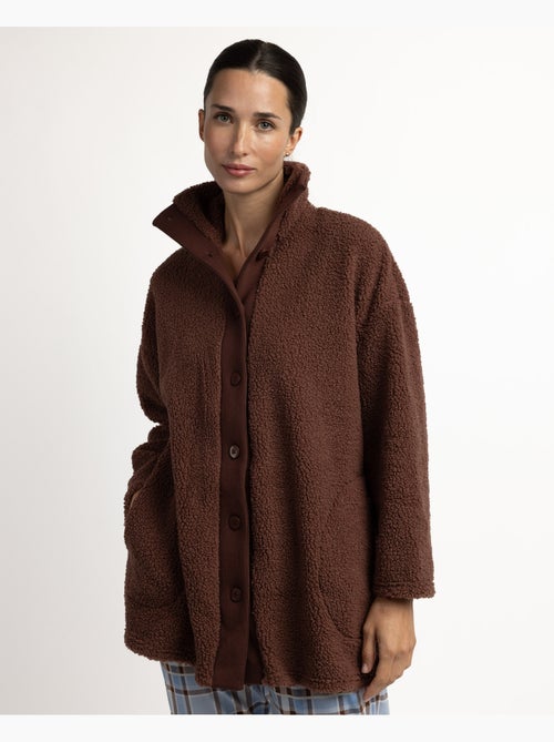 Vestaglia a maniche lunghe in caldo sherpa dreams da donna admas - Kiabi Vestaglia a maniche lunghe in caldo sherpa dreams da donna admas - Kiabi