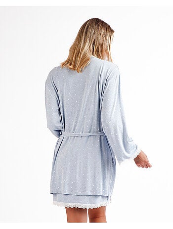 Vestaglia ADMAS CLASSIC a maniche lunghe con cuori morbidi per donna