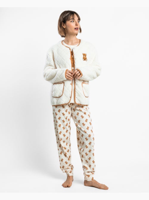 Vestaglia calda a maniche lunghe ADMAS Bear Hugs per donna - Kiabi Vestaglia calda a maniche lunghe ADMAS Bear Hugs per donna - Kiabi