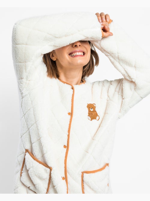 Vestaglia calda a maniche lunghe ADMAS Bear Hugs per donna - Kiabi Vestaglia calda a maniche lunghe ADMAS Bear Hugs per donna - Kiabi
