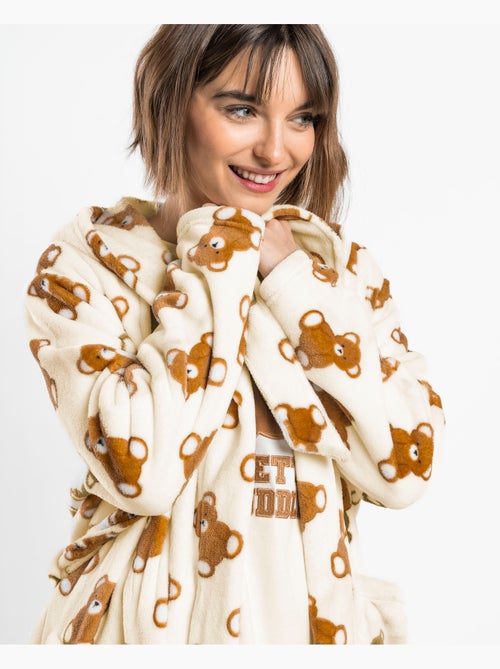 Vestaglia calda a maniche lunghe ADMAS Bear Hugs per donna - Kiabi