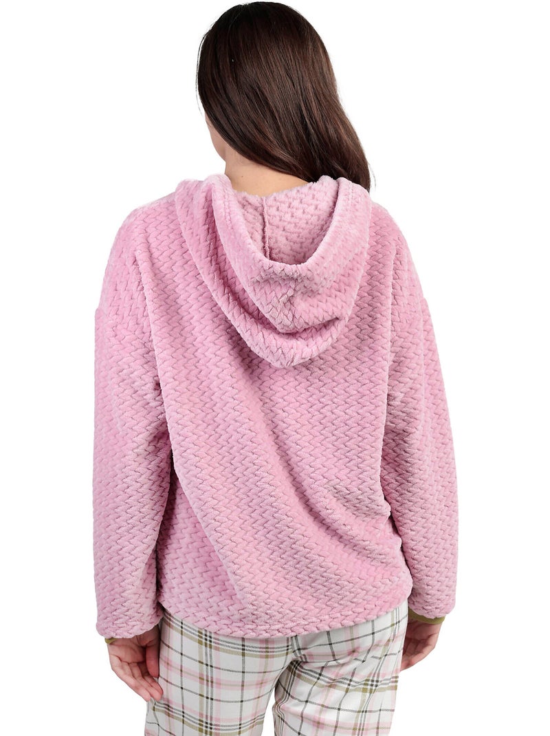 Vestaglia calda a maniche lunghe ADMAS Smile Everyday per donna Rosa - Kiabi