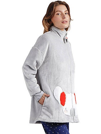 Vestaglia calda a maniche lunghe con scritta Good Morning Mouse di ADMAS da donna