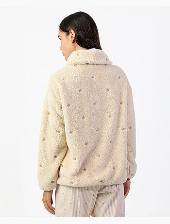 Vestaglia calda a maniche lunghe con stelle e strisce da donna ADMAS CLASSIC