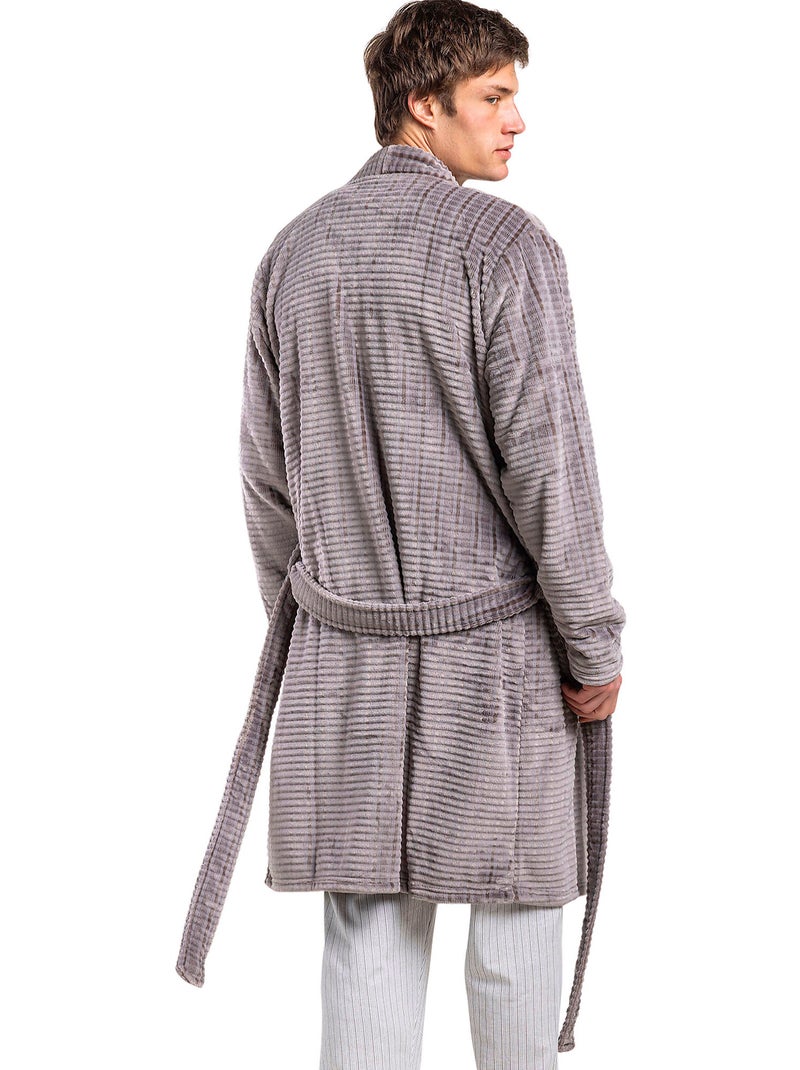 Vestaglia calda a maniche lunghe da uomo ADMAS CLASSIC Heritage Grigio - Kiabi