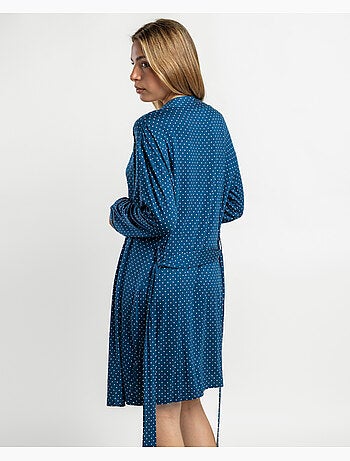 Vestaglia da donna ADMAS CLASSIC in pizzo a pois e maniche lunghe