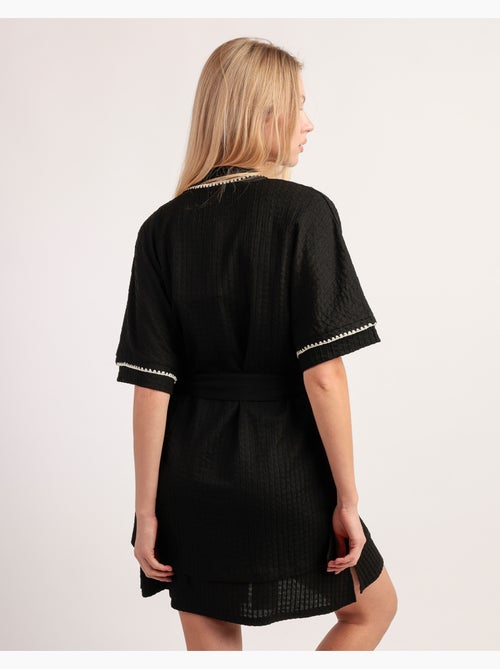 Vestaglia da donna ADMAS LUXURY con maniche scese e cuciture - Kiabi Vestaglia da donna ADMAS LUXURY con maniche scese e cuciture - Kiabi