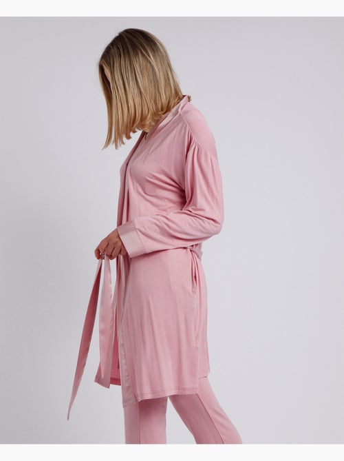 Vestaglia da donna in raso a maniche lunghe ADMAS CLASSIC - Kiabi