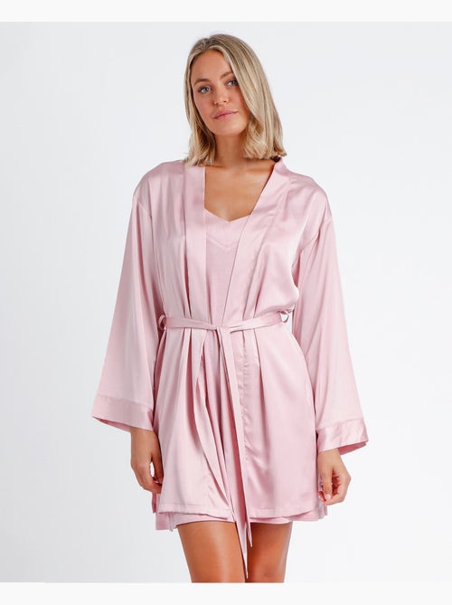 Vestaglia da donna in raso a maniche lunghe ADMAS CLASSIC - Kiabi Vestaglia da donna in raso a maniche lunghe ADMAS CLASSIC - Kiabi