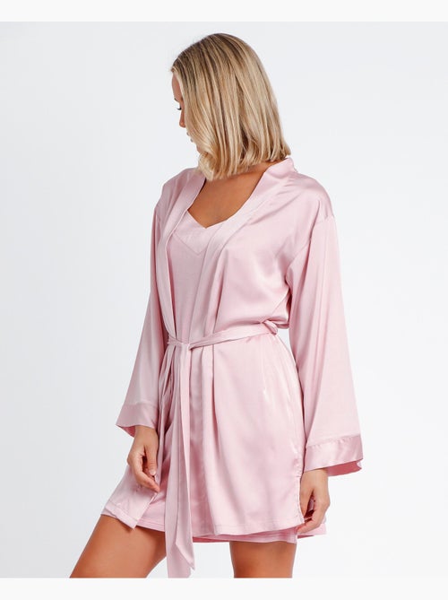 Vestaglia da donna in raso a maniche lunghe ADMAS CLASSIC - Kiabi Vestaglia da donna in raso a maniche lunghe ADMAS CLASSIC - Kiabi