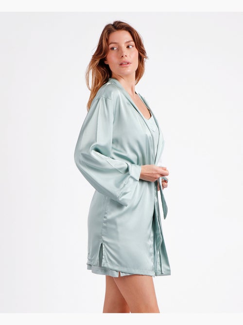 Vestaglia da donna in raso a maniche lunghe ADMAS CLASSIC - Kiabi Vestaglia da donna in raso a maniche lunghe ADMAS CLASSIC - Kiabi