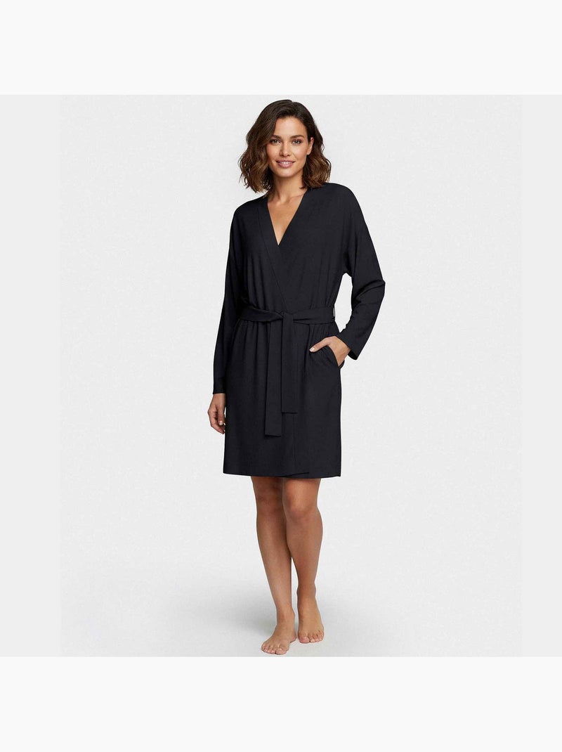 Vestaglia donna in lyocell stile kimono | Impetus Blu - Kiabi