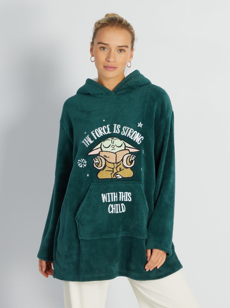 Vestaglia homewear in pile 'Grogu' 'The Mandalorian' VERDE - Kiabi