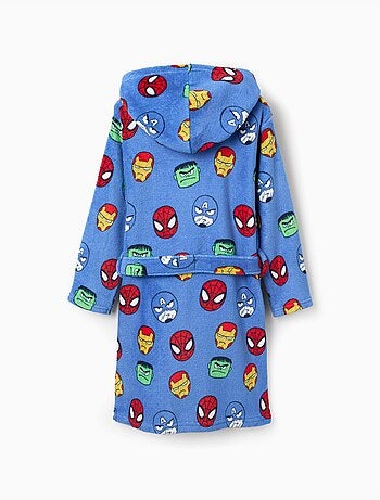 Vestaglia in pile coral con motivo avengers