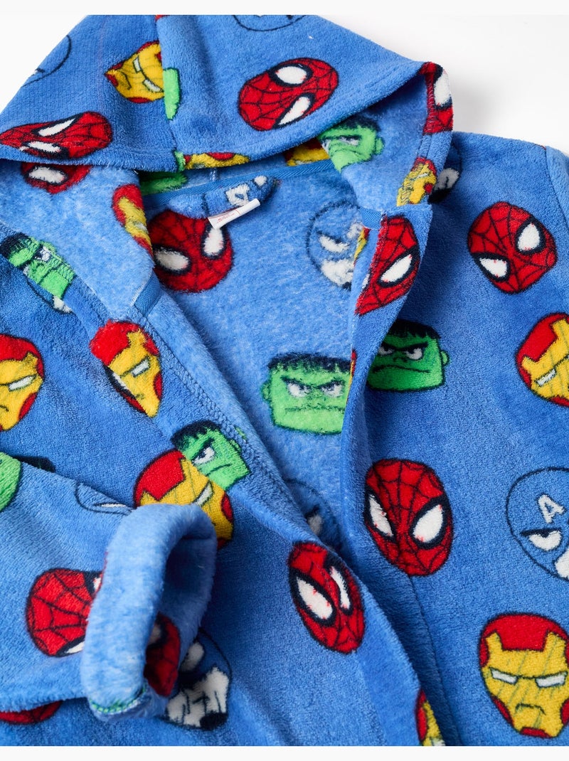 Vestaglia in pile coral con motivo avengers Blu Blu - Kiabi