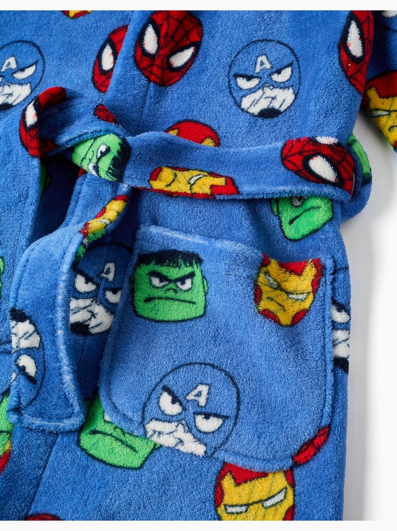 Vestaglia in pile coral con motivo avengers Blu Blu - Kiabi
