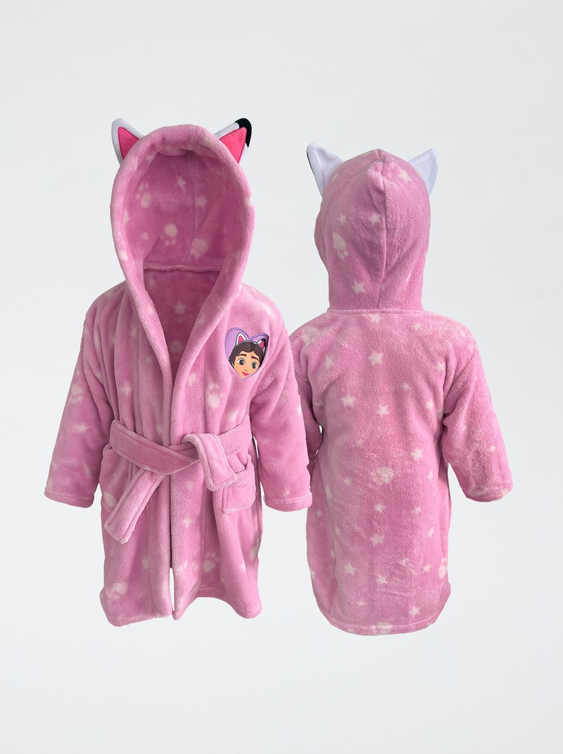 Vestaglia in pile 'Gabby e la casa delle meraviglie' Rosa Casa