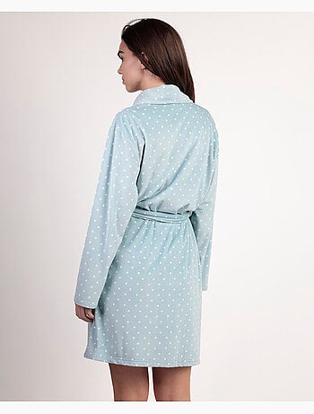 Vestaglia in pizzo a pois a maniche lunghe da donna ADMAS CLASSIC