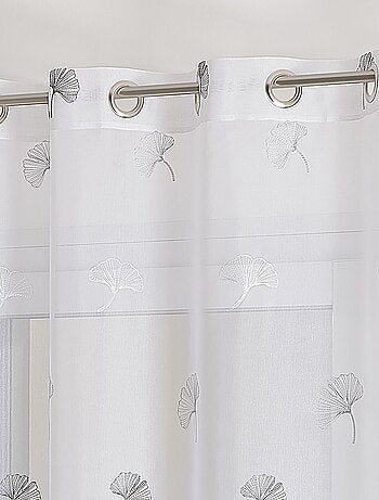 Veste elegante ricamata con foglie di gingko