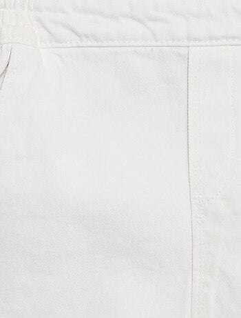 Vestido in jeans con volant