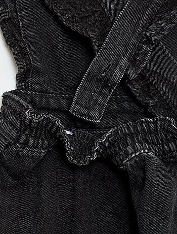 Vestido in jeans con volant