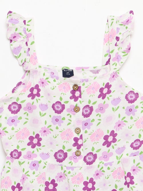 Vestito a bretelle con volant - Kiabi