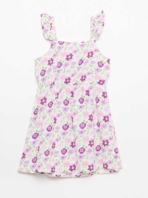 Vestito a bretelle con volant - Kiabi