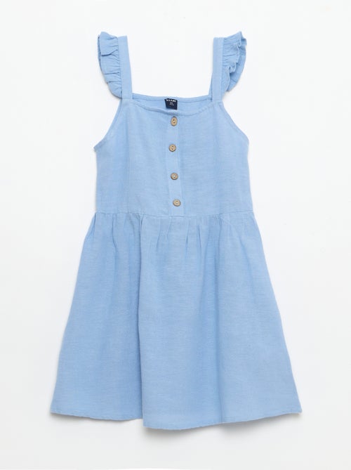 Vestito a bretelle con volant - Kiabi