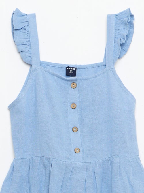 Vestito a bretelle con volant - Kiabi