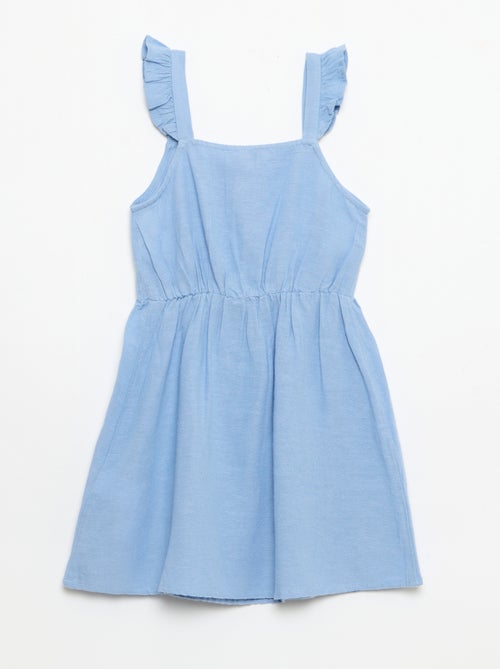 Vestito a bretelle con volant - Kiabi