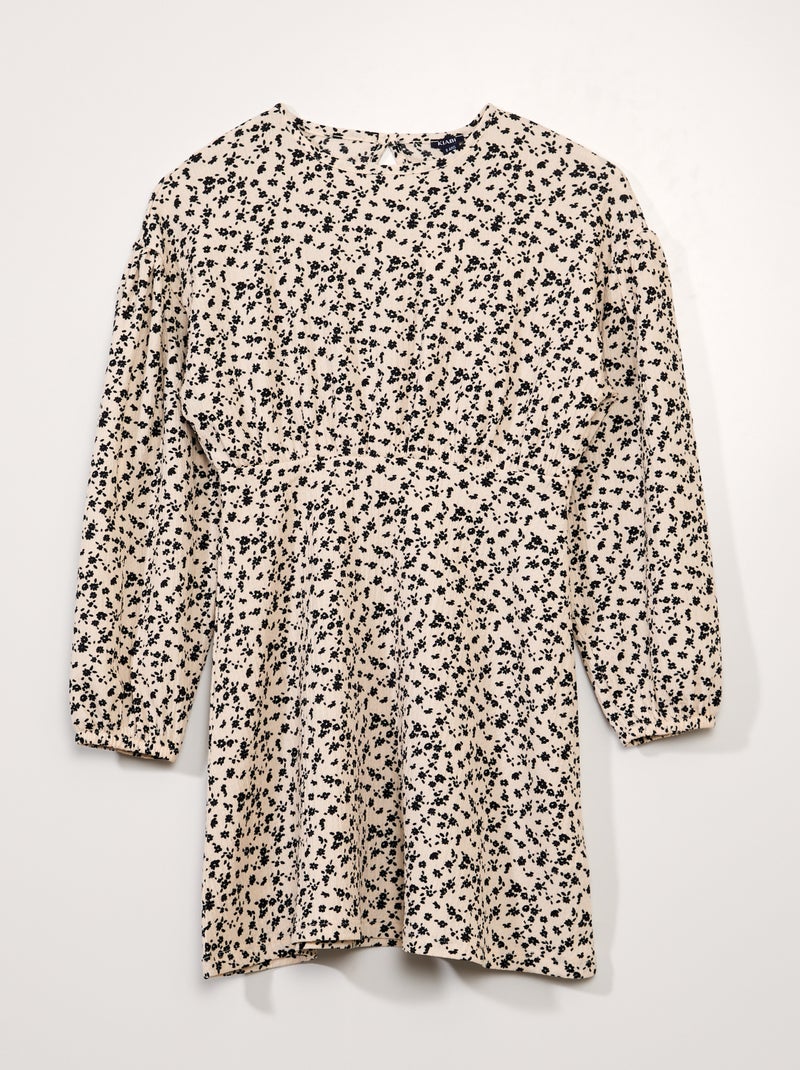 Vestito a fiori BEIGE - Kiabi