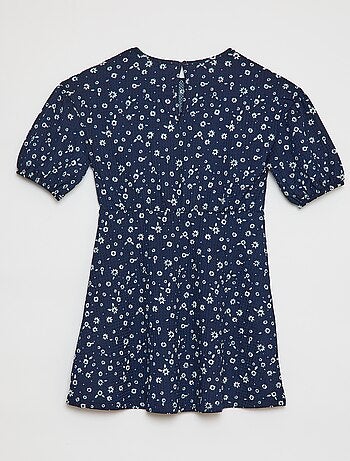 Vestito a maniche corte con stampa
