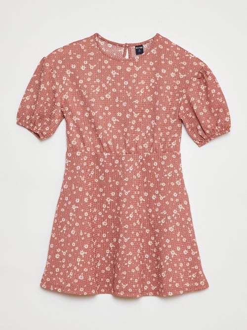 Vestito a maniche corte con stampa - Kiabi