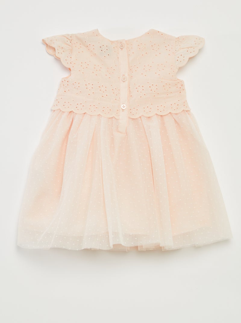 Vestitino In Pizzo Sangallo In Cotone Per Neonata – Chicco, Elegante E Morbido Per Occasioni Speciali