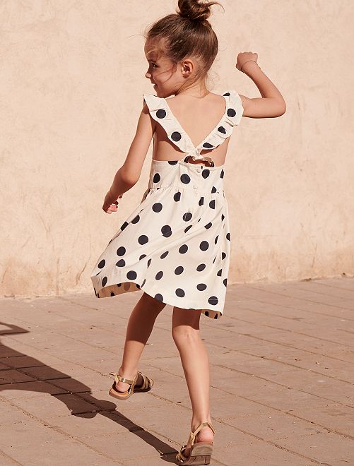 Vestito a pois - BIANCO - Kiabi - 15.00€