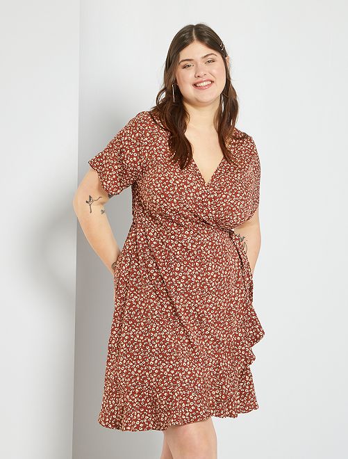 Vestito a portafoglio 'Only' - ROSSO - Kiabi - 30.00€