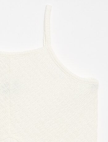 Vestito a tinta unita con spalline sottili