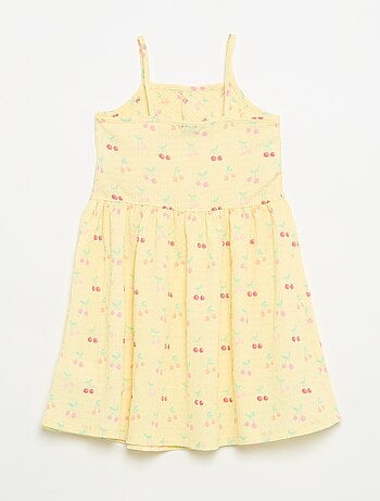 Vestito a tinta unita con spalline sottili