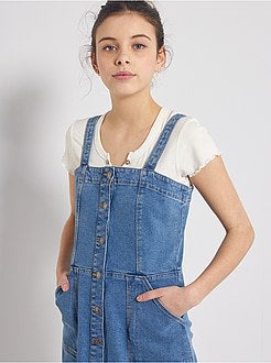 Vestito abbottonato in jeans - Kiabi