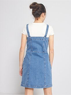 Vestito abbottonato in jeans - Kiabi