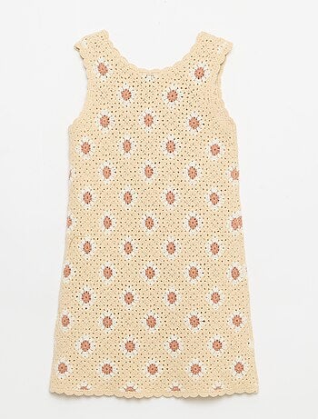 Vestito all'uncinetto con motivo