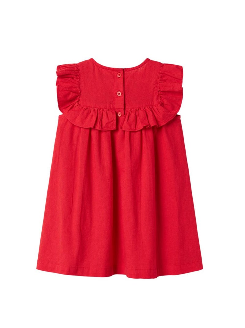 Vestito Bambina Name it Rosso - Kiabi